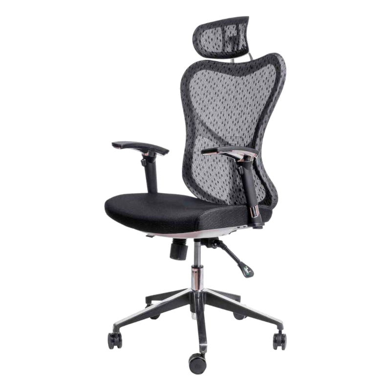 Крісло офісне BARSKY (Fly-03) пластикове, тканина/сітка, 540 мм